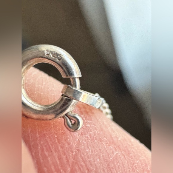 Sterling Silver Hummingbird Necklace – 925 Italy Chain w/Makers Mark - Picture 4 of 6